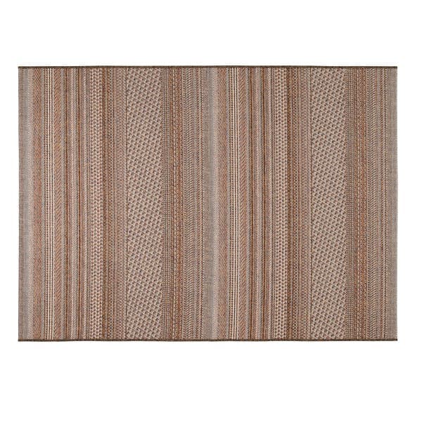 Tapete Retangular 2,5x3m J Serrano Listrado Marrom