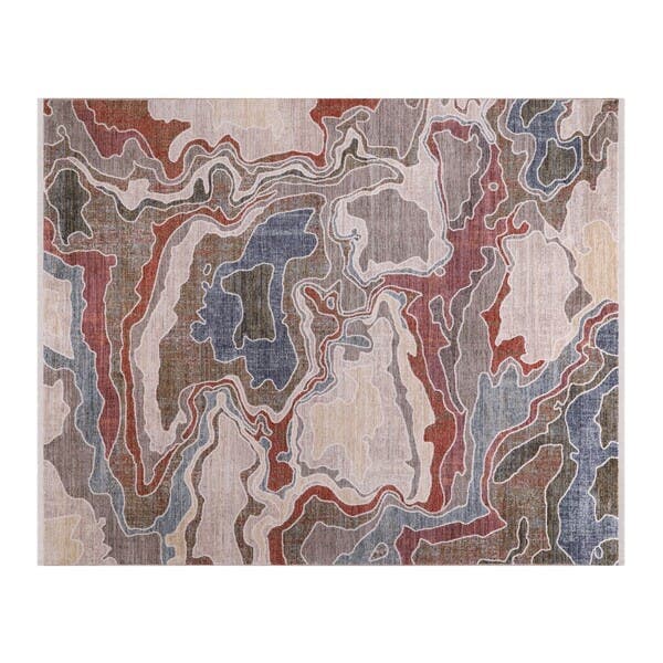 Tapete Retangular 3x4m Edantex Coliseo Multicolorido