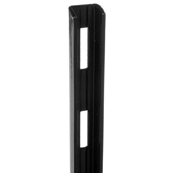 Trilho para Prateleira Aço Versátil Preto 50cm Fico