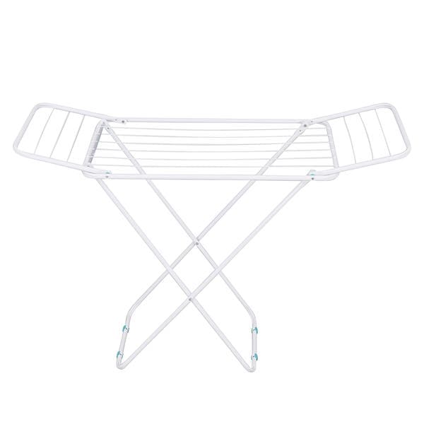Varal de Chão Aço Branco 123x46x85cm com Abas Maxeb