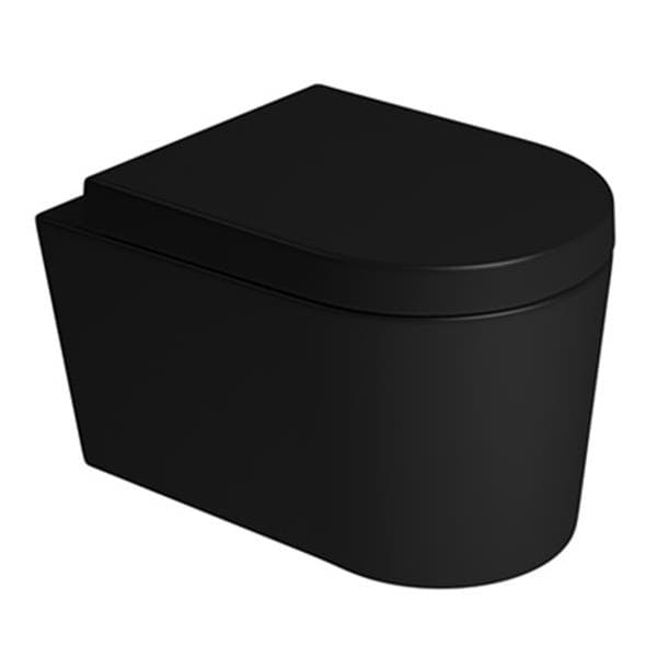 Vaso Sanitário Suspenso Avulso Preto Fosco LK Deca