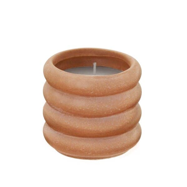 Vela com Suporte Terracota 9.2x6.2cm Espressione