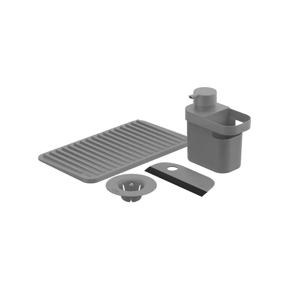 Kit Pia Organizada Ou 4 Unidades Linha Trium — Chumbo
