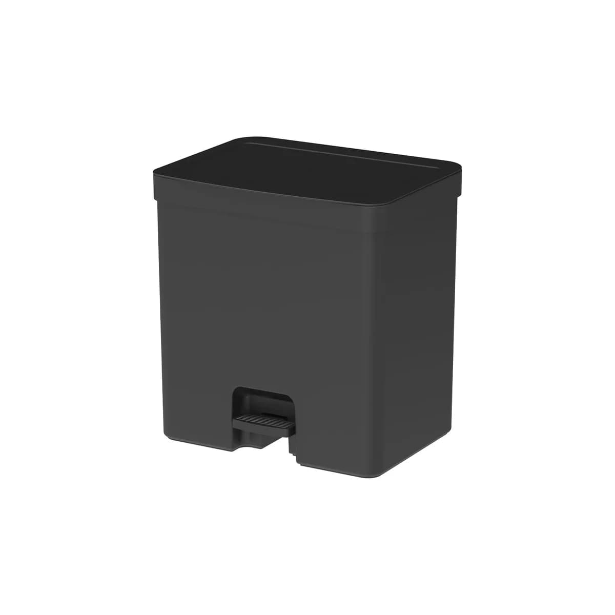 Lixeira com pedal Ou 20L Linha Trium — Preto