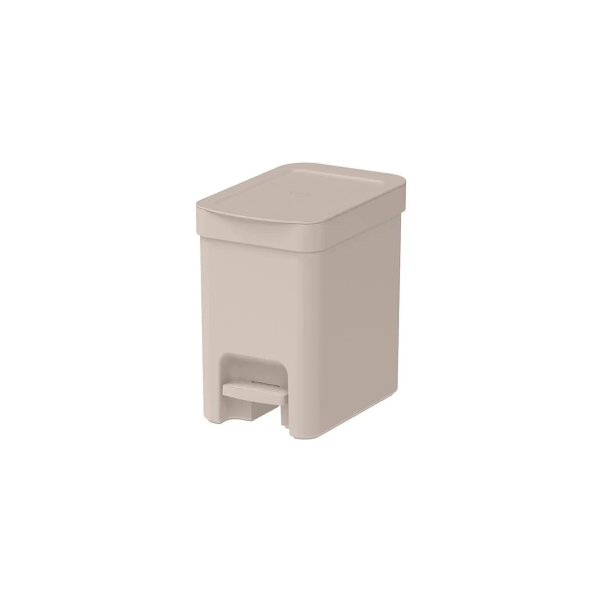 Lixeira com pedal Ou 6L Linha Trium — Bege