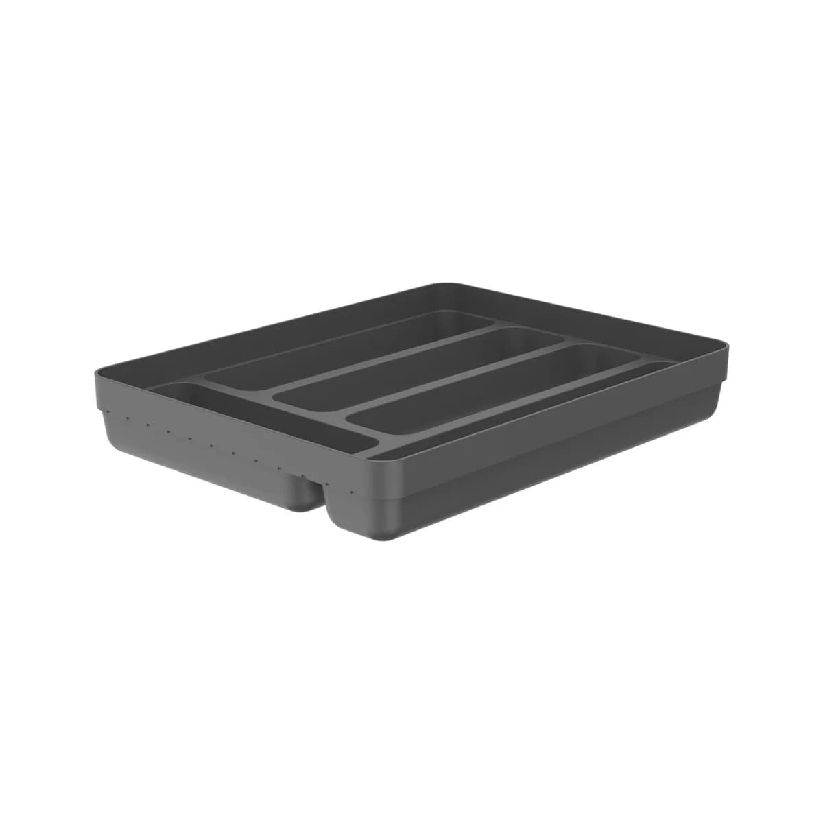 Organizador de talheres Ou Linha Logic — Chumbo