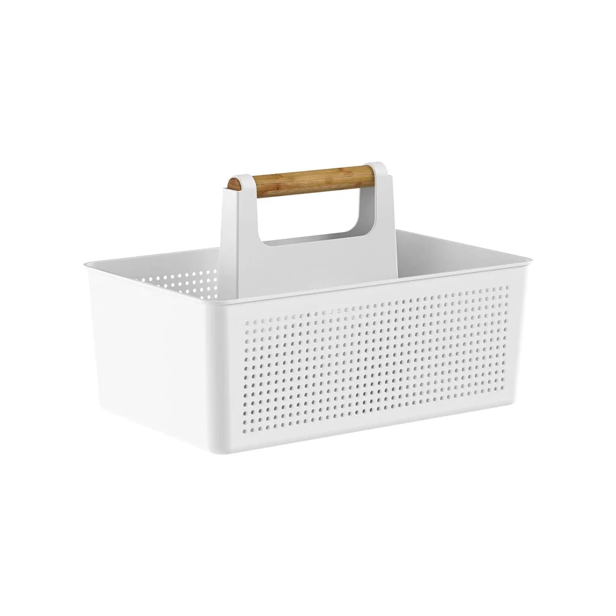 Organizador multiuso Ou 8L Linha Flow — Branco