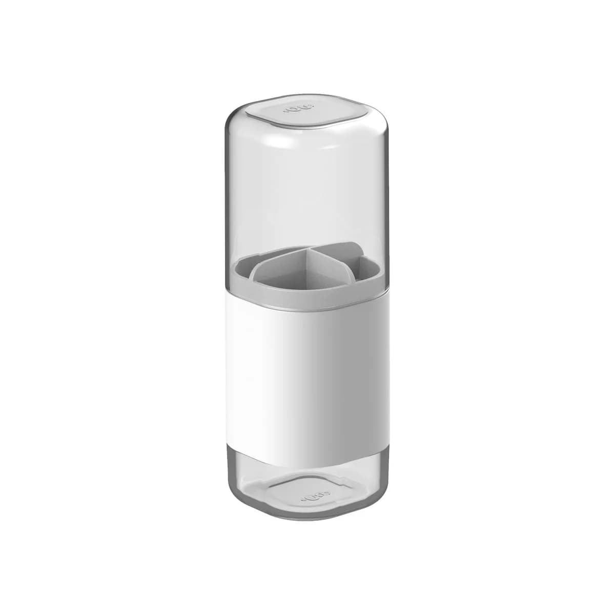 Porta escova de dente Ou Linha Dual — Branco