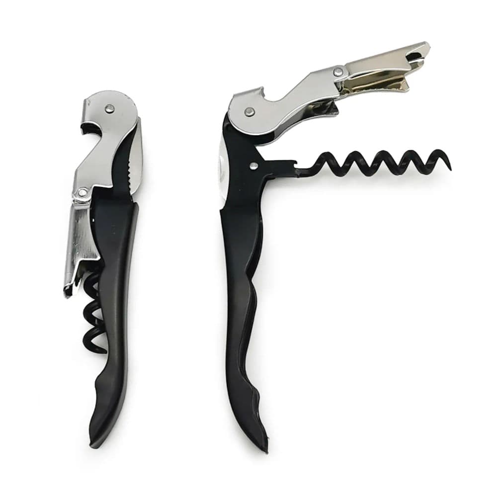 Abridor de Vinho 12cm Preto - Mozcada