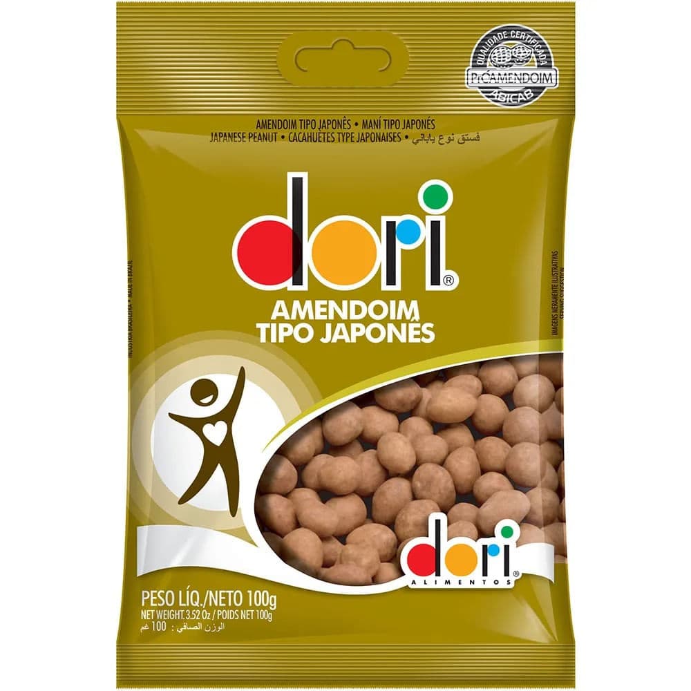 Amendoim Japonês Salgado 100g - Dori