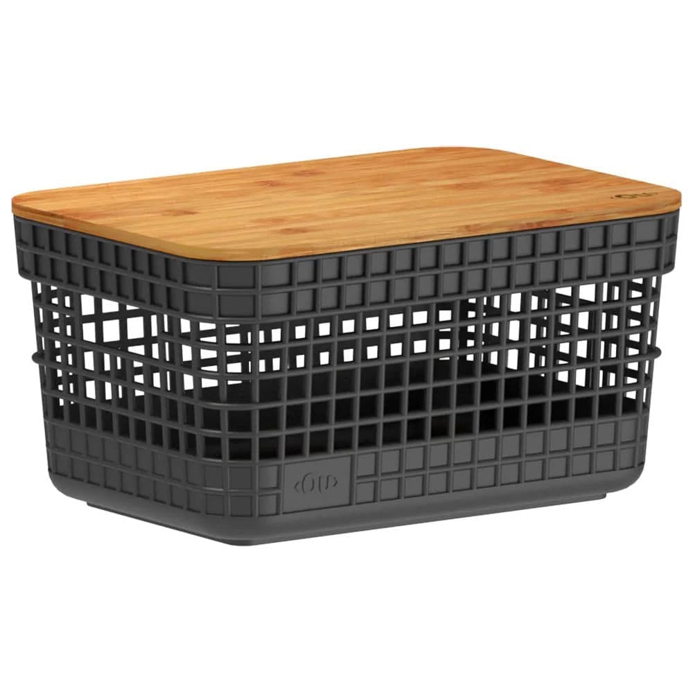 Cesto Grid com Tampa 2,5l Preto - Ou