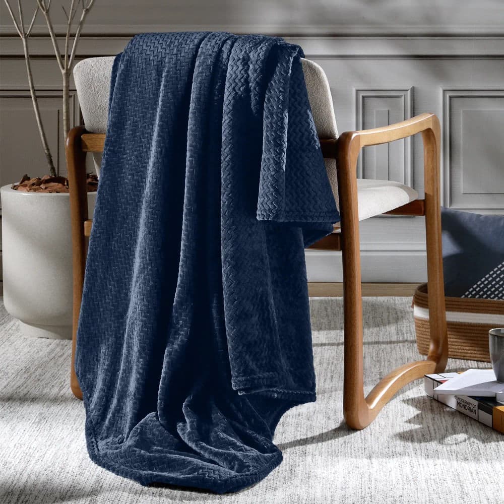 Cobertor Plush Tweed Mariner Queen - Hedrons