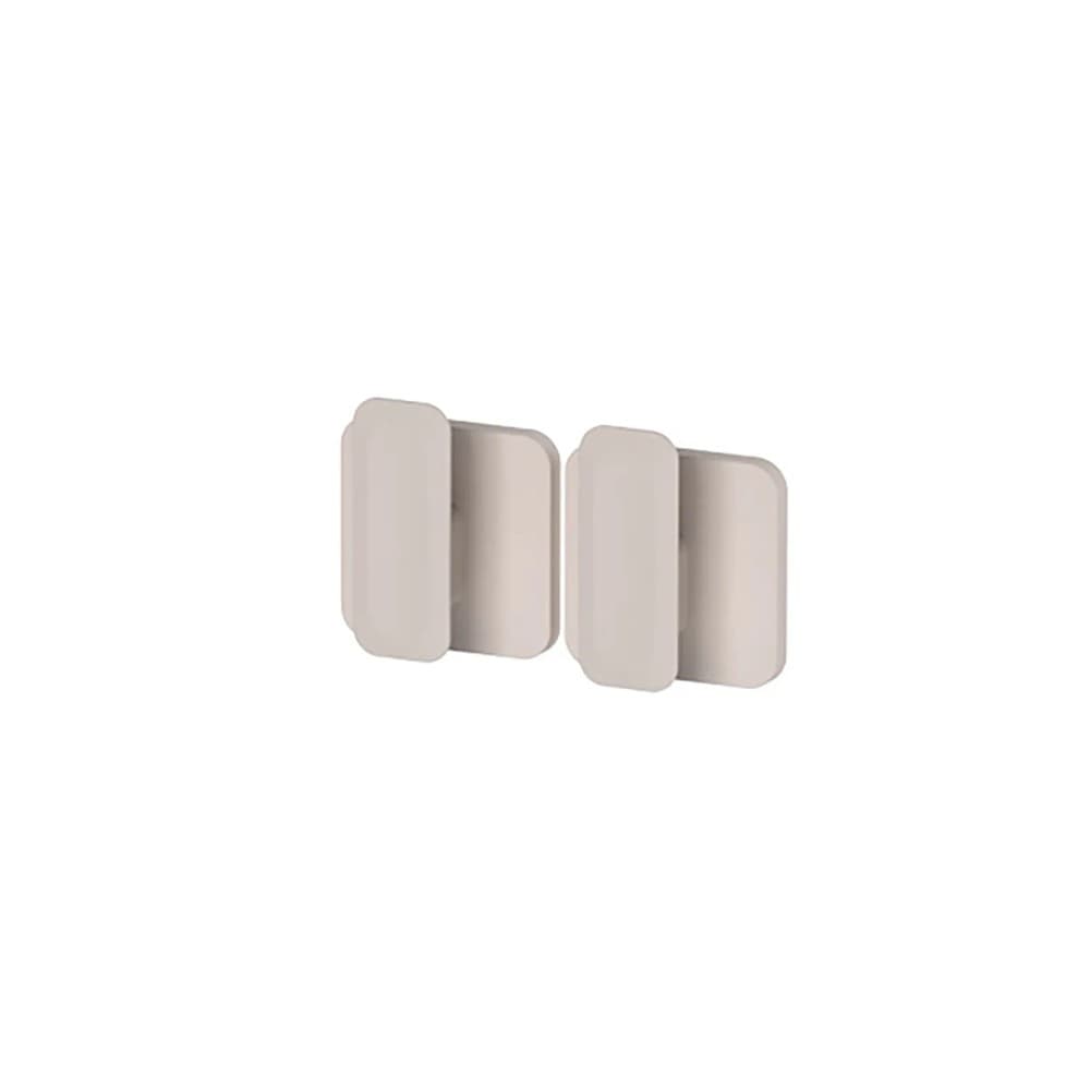 Conjunto 2 Ganchos de Parede Eleve Bege - Ou