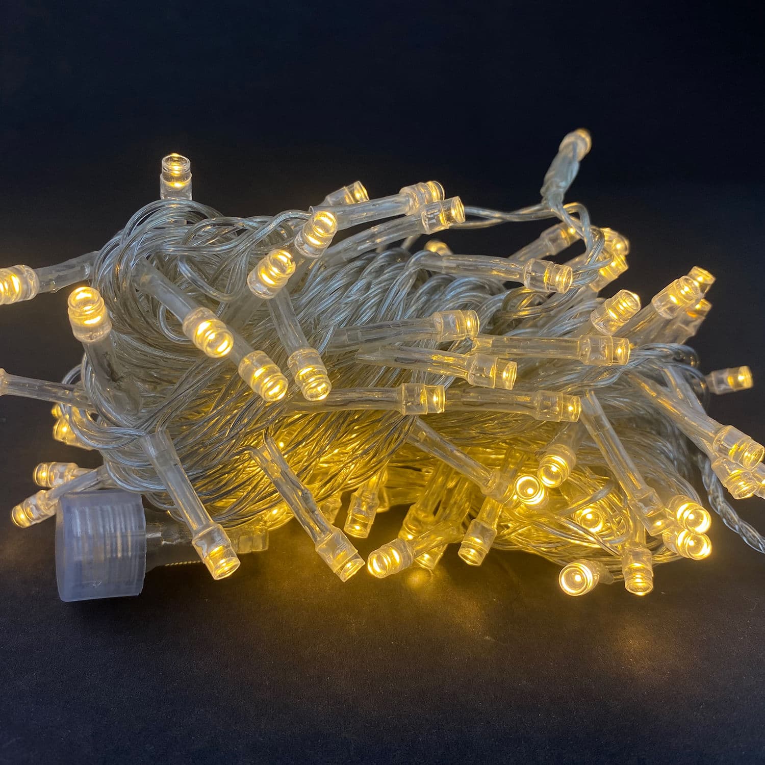 Cordão 100 Leds Fixo Branco Morno 127v - V8