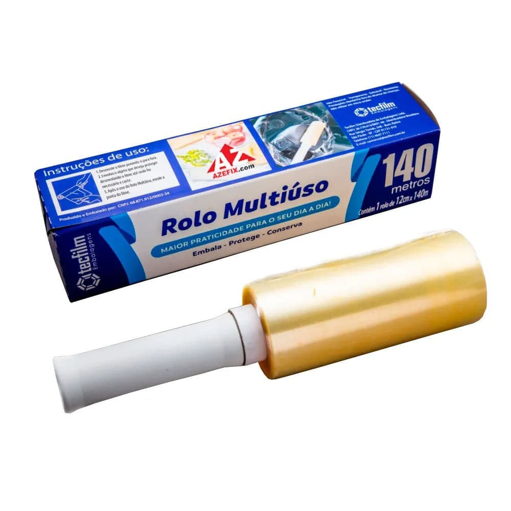 Filme Pvc Rolo 12cmx140m - Tecfilm