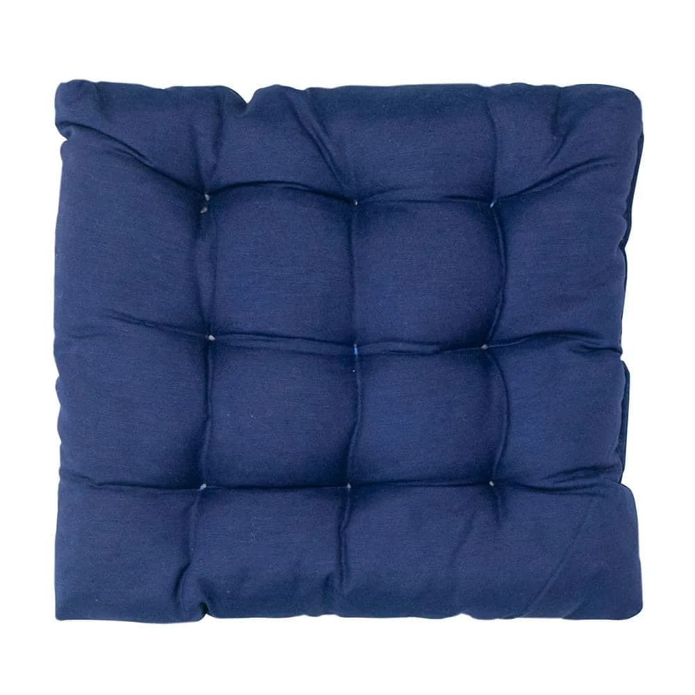 Futon Gorgurão Azul Marinho 38x38cm - Shelter