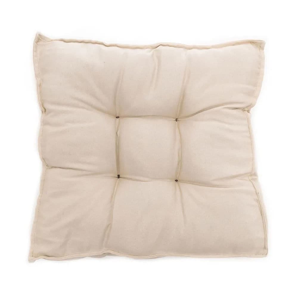 Futon Gorgurão Bege 45x45cm - Shelter