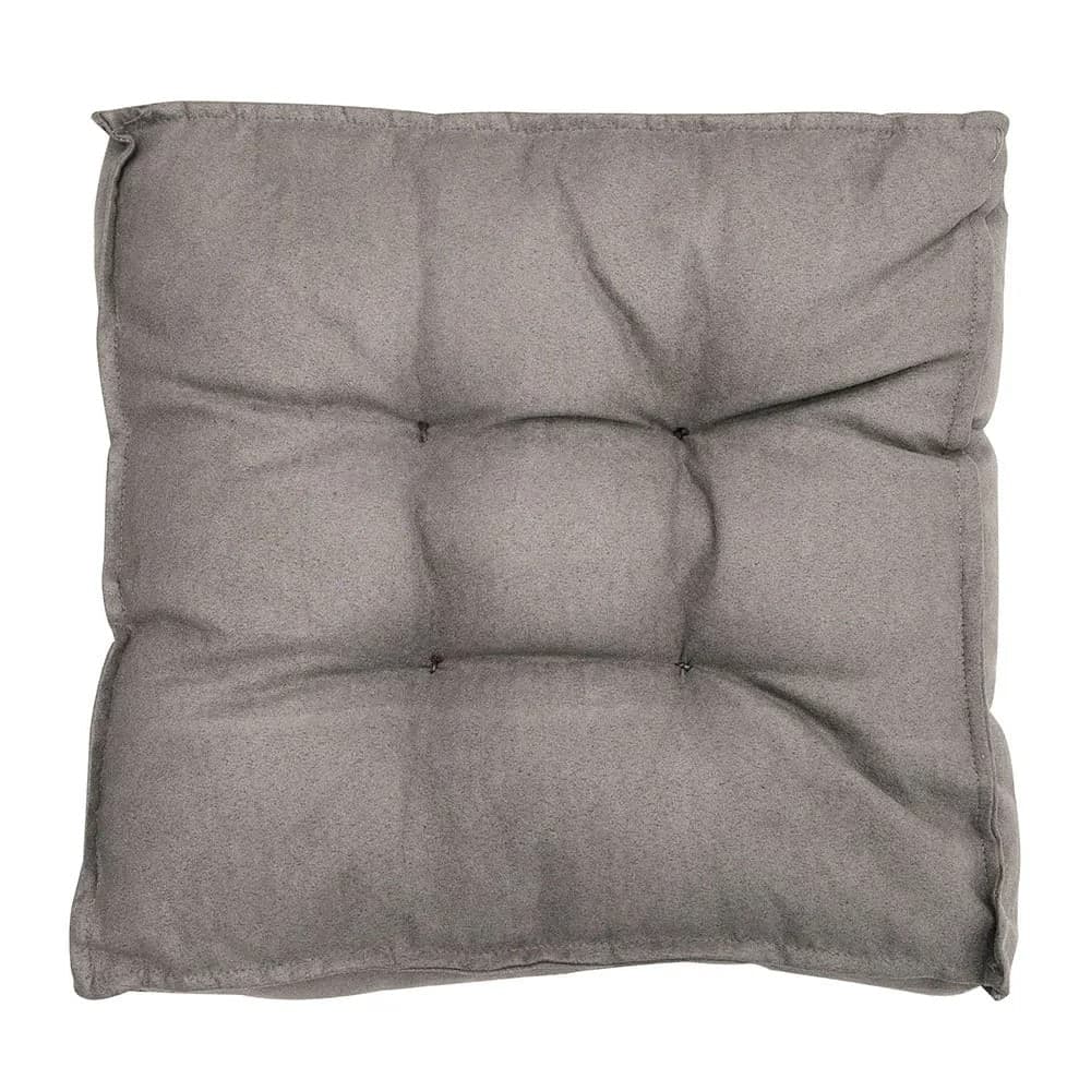 Futon Suede Cinza 45x45cm - Shelter