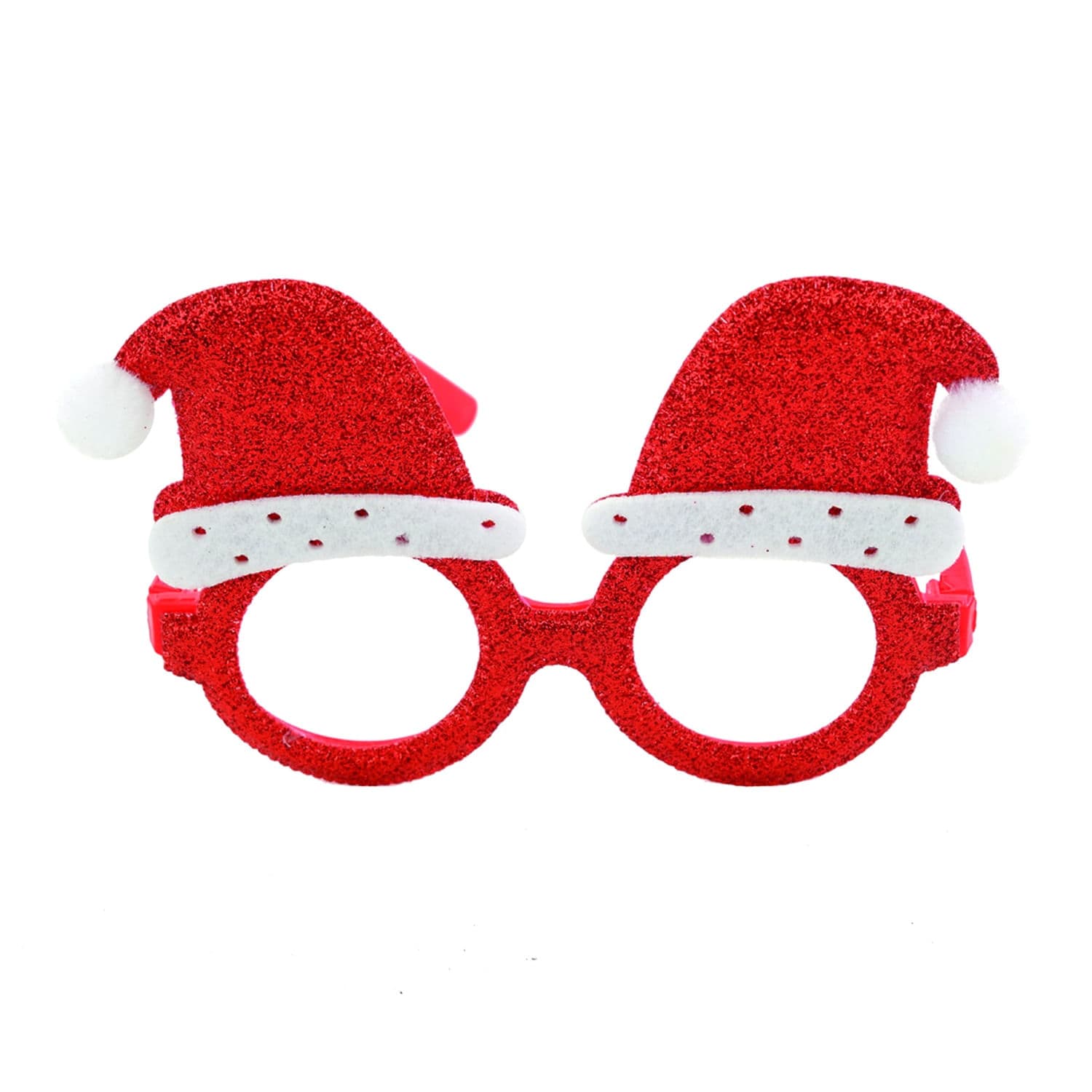 Óculos Gorro Noel Natal Vermelho - Hub.me