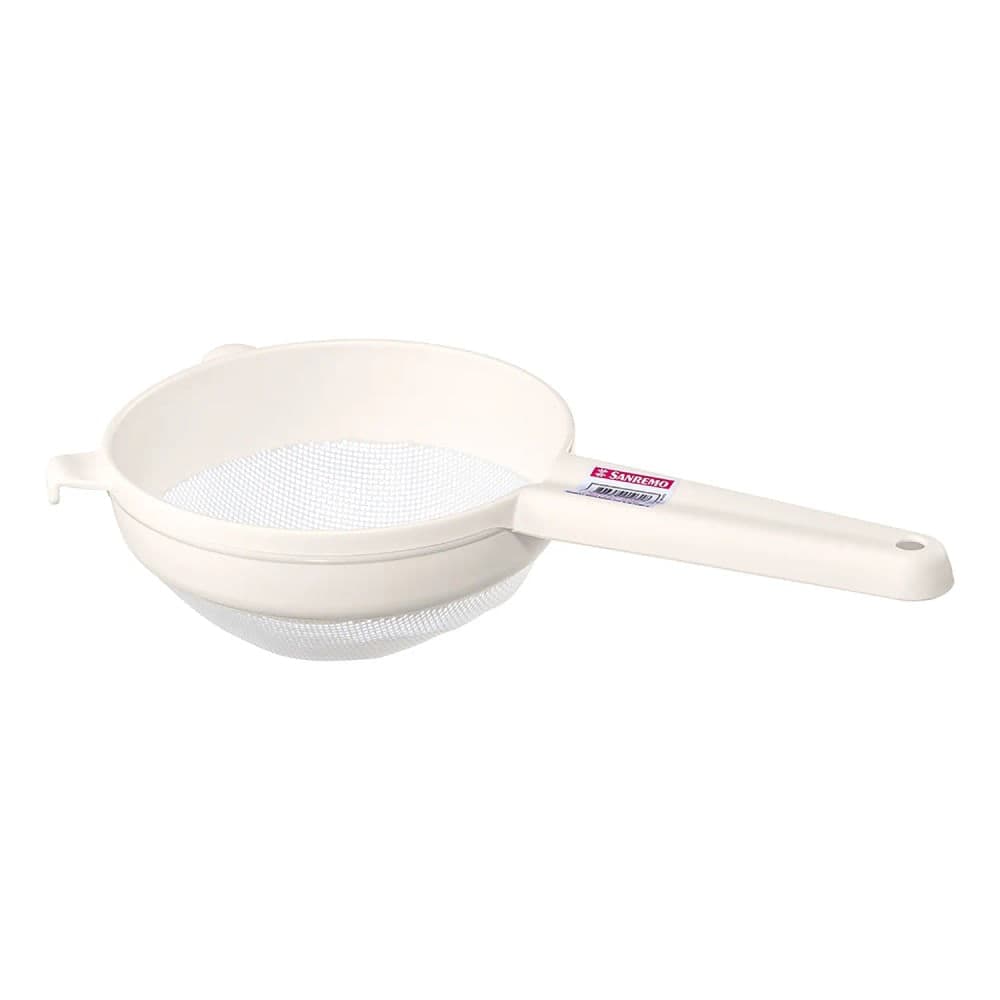 Peneira de Plástico 14,5cm Branca - Sanremo