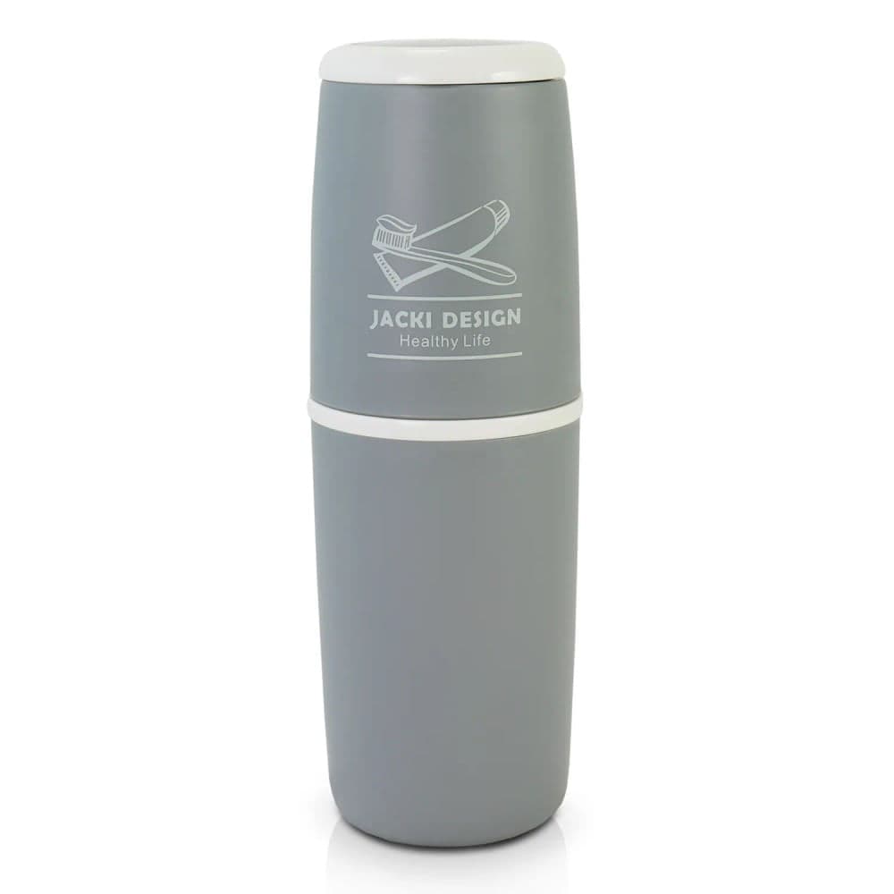 Porta Escova Joy 20,5cm Cinza - Jacki Design