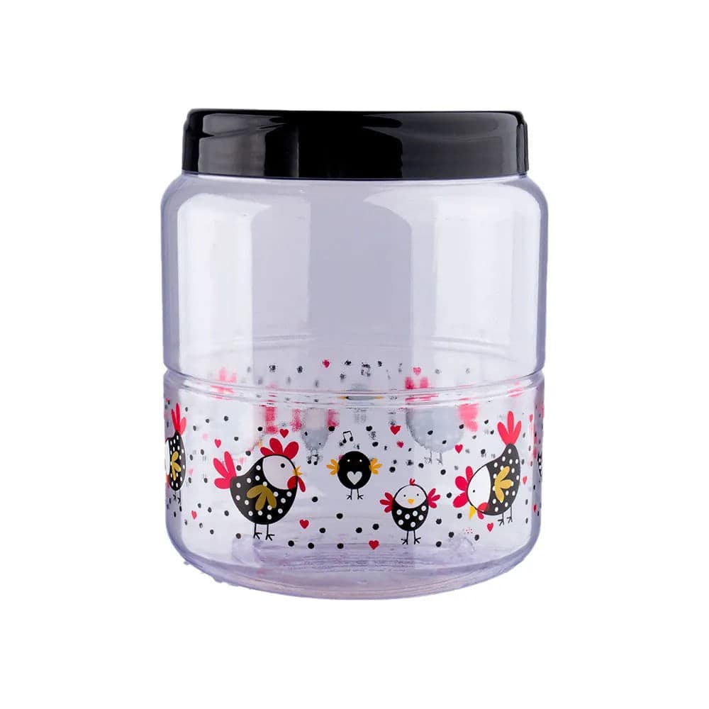 Porta Mantimentos Paris 1,25l Galinhas - Tiba