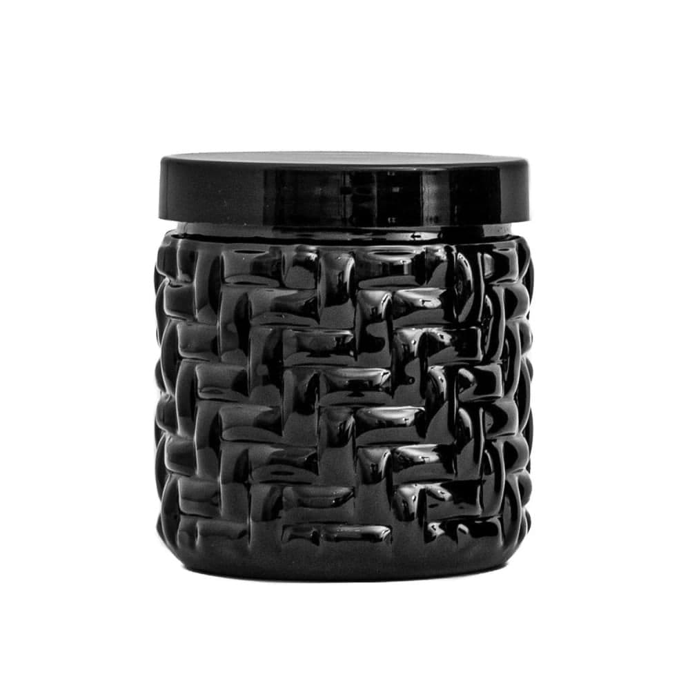 Pote com Tampa Mosaico 1l Preto - Bl Ud