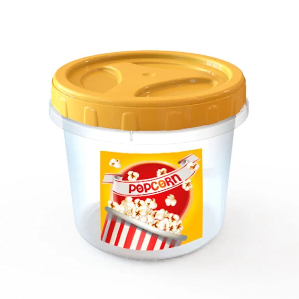 Pote Joy 750mL Pipoca Amarelo - Plásticos Mb