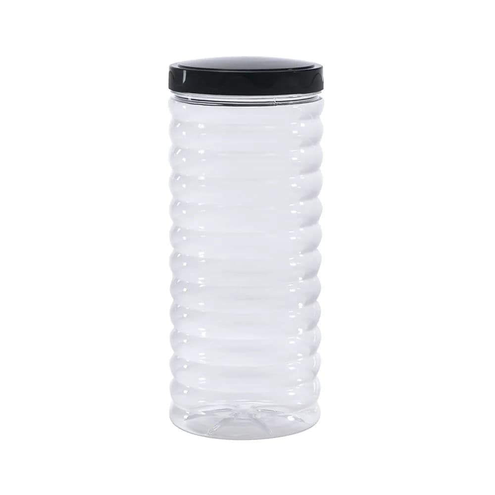 Pote Ondulado 2,5l Preto - Bl Ud