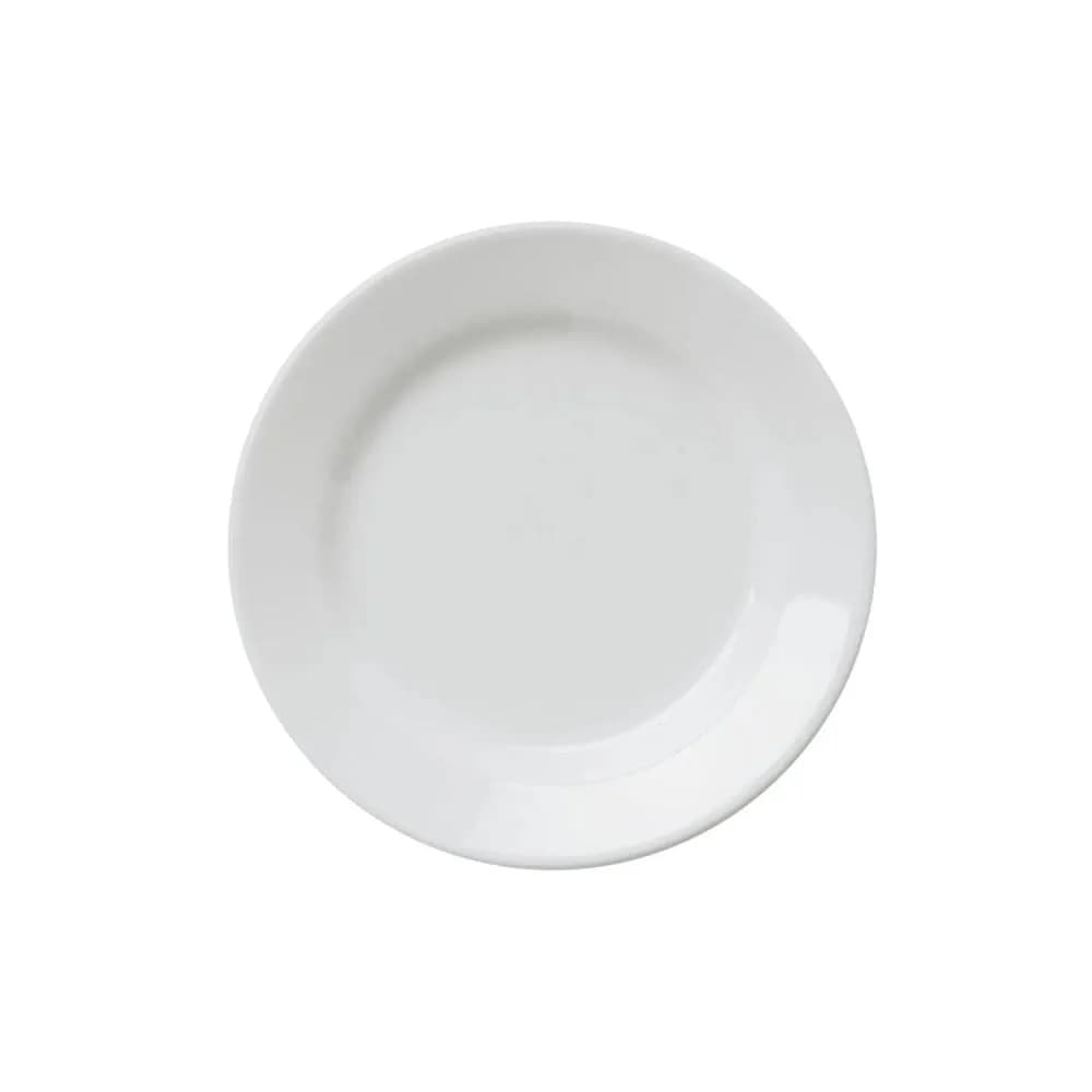 Prato de Cerâmica Donna Branco — Sobremesa 18cm - Oxford