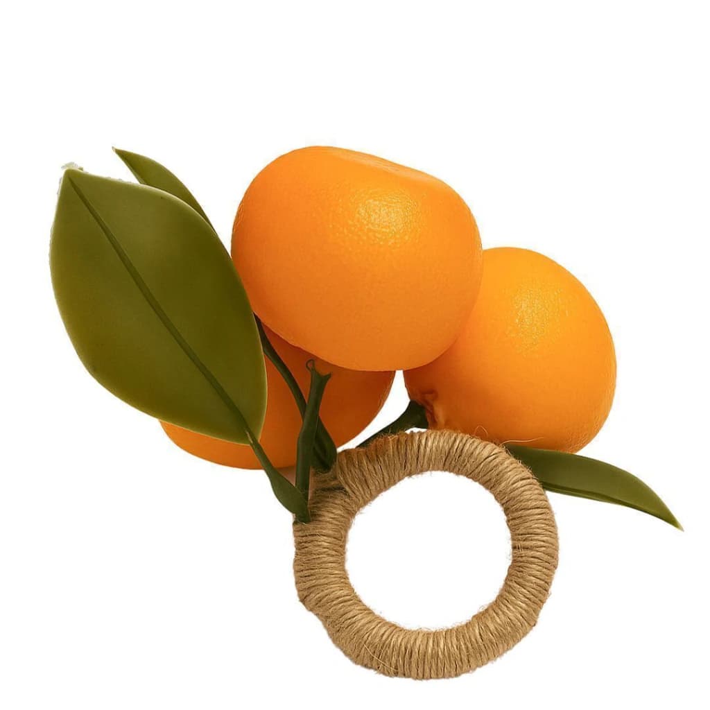 Argola para Guardanapo Laranjas 4pçs