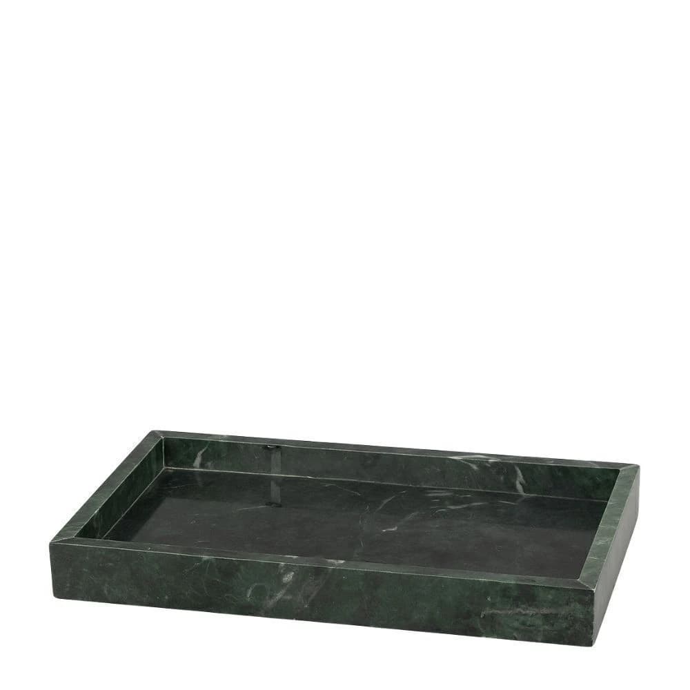 Bandeja de Mármore Verde 25x15cm