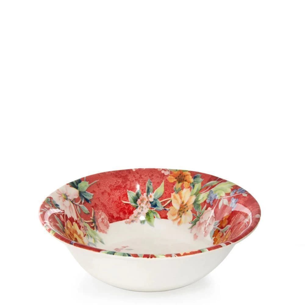Bowl de Faiança Aquarell Red 15cm 6pçs