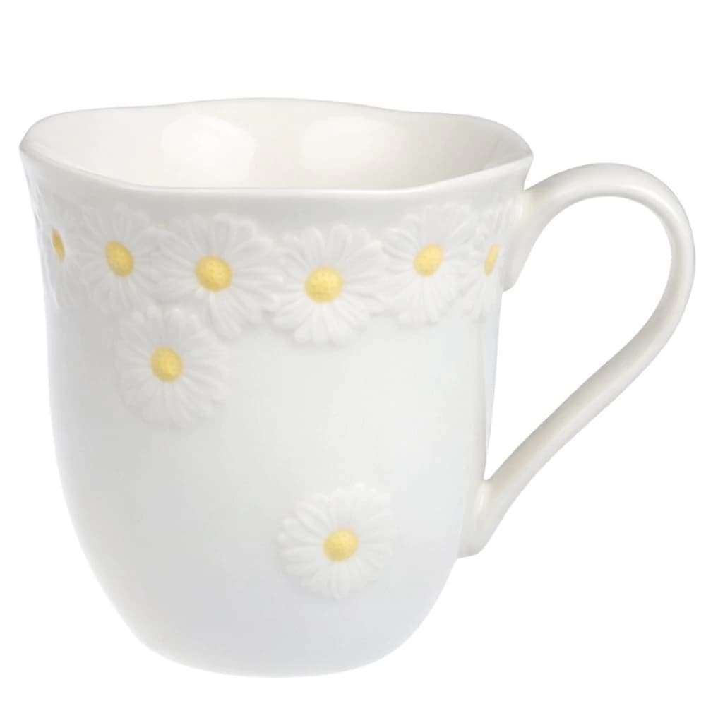 Caneca de Porcelana Margarida 4pçs