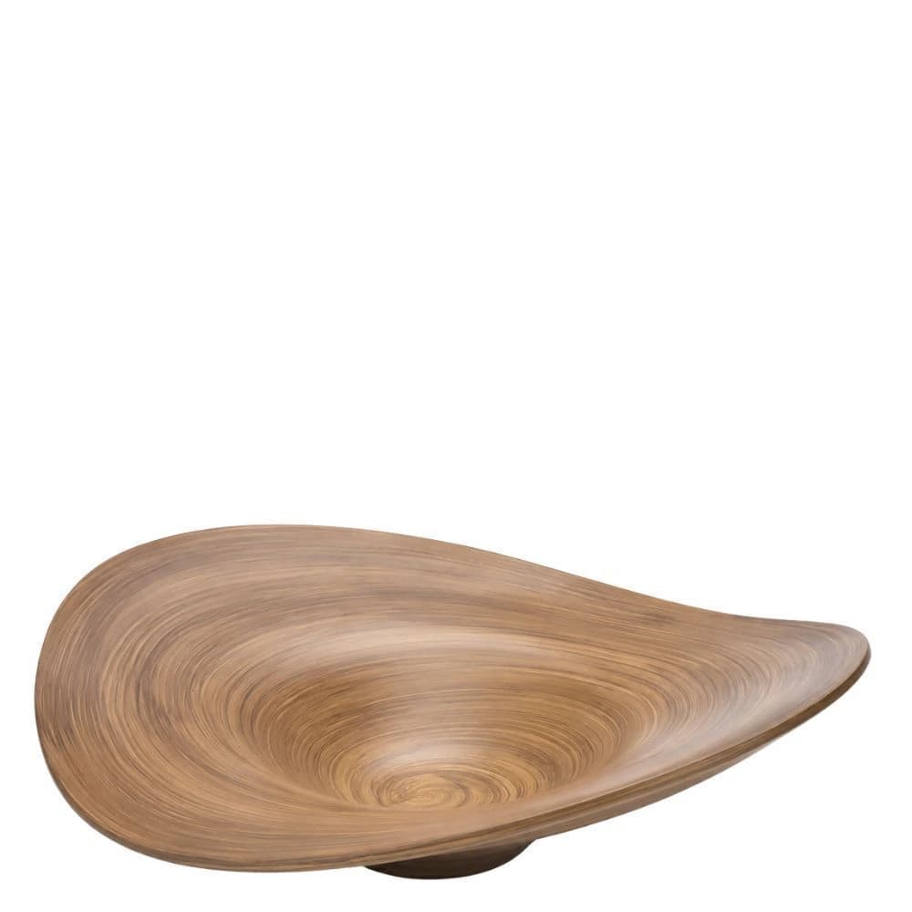 Centro de Mesa de Resina Orgânico Wood 41x40cm