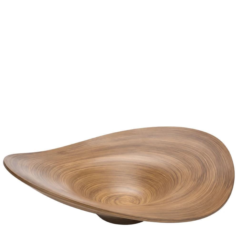 Centro de Mesa de Resina Orgânico Wood 46x45cm