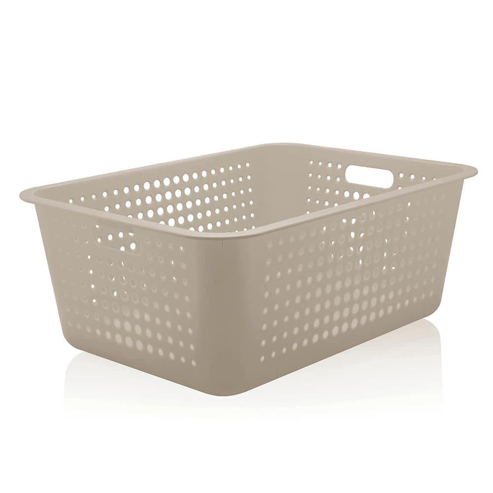 Cesta Organizadora ou Bege 56x41x22cm