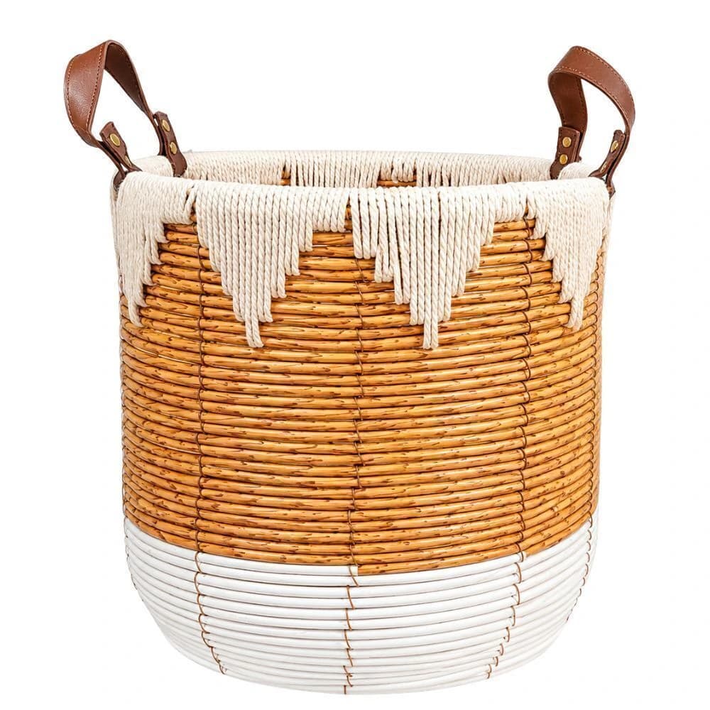 Cesto de Fibra Sintética Boho Chic 36cm