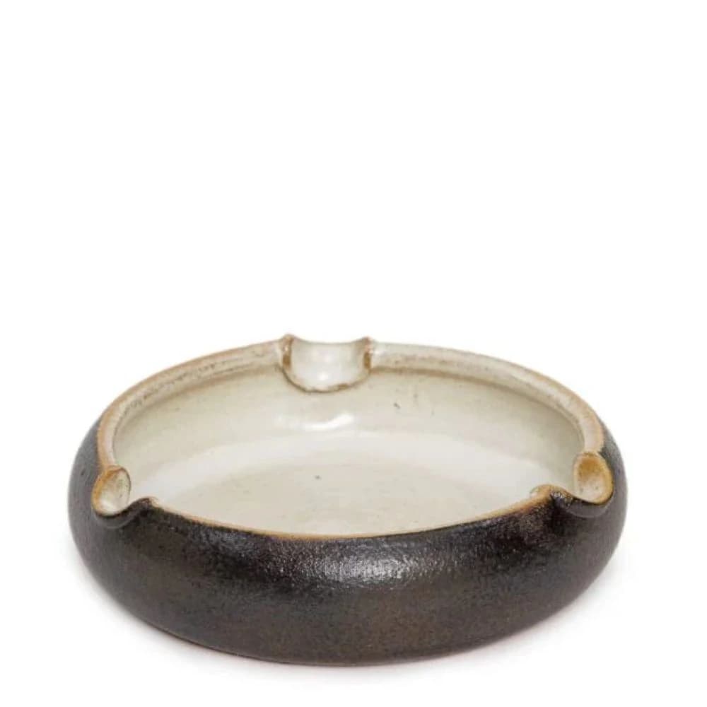 Cinzeiro de Cerâmica Off White 29x7cm
