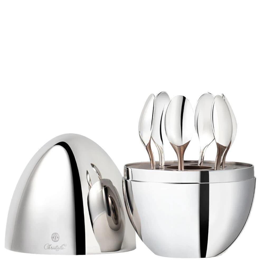 Colher de Café de Prata Christofle Mood 6pçs