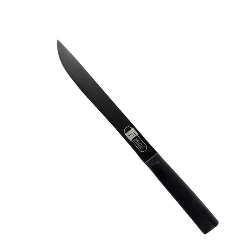 Faca para Carne de Aço Inox Black James.F 19CM