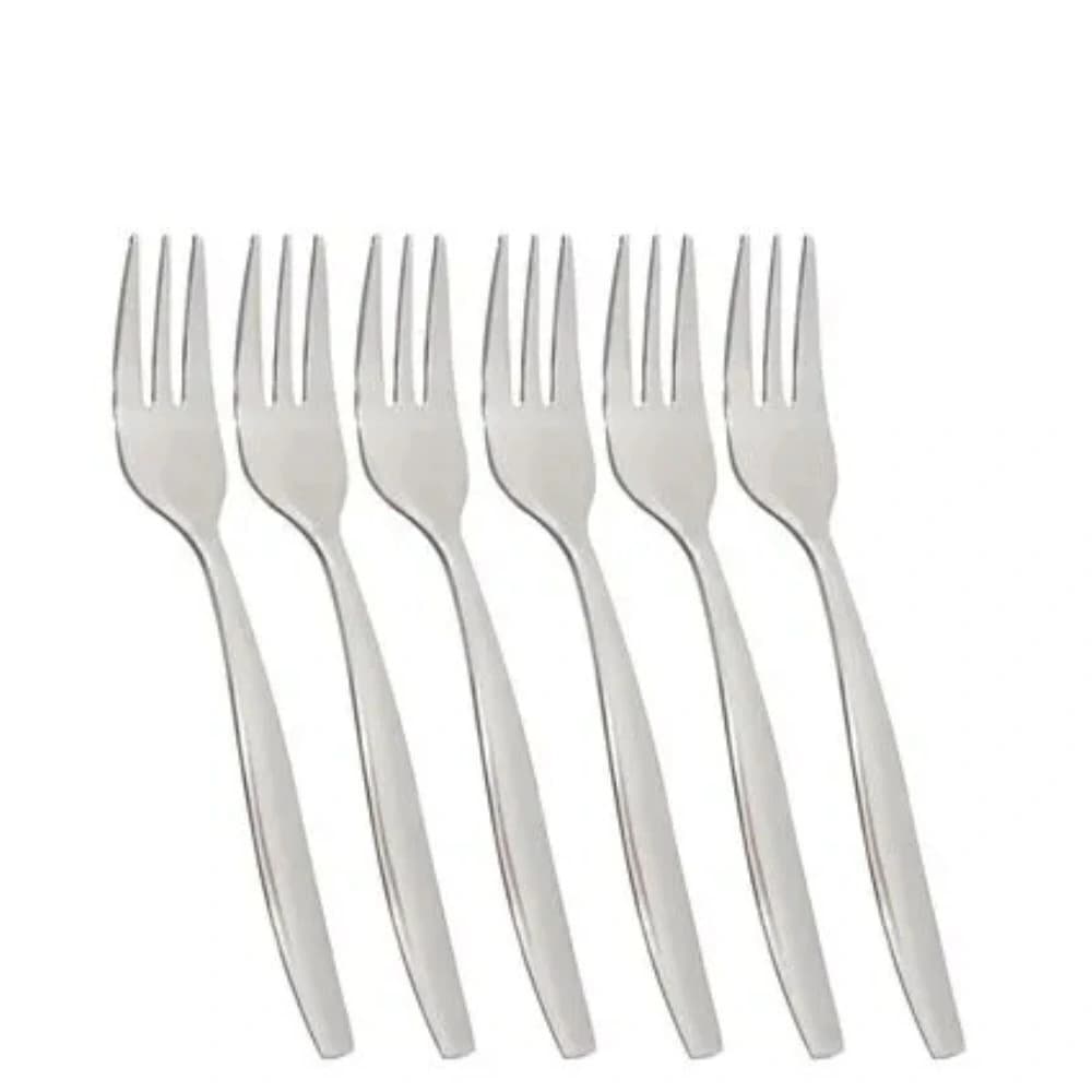 Garfo para Sobremesa de Aço Inox 6pçs