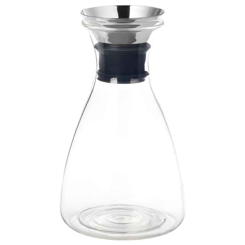Garrafa de Vidro com Tampa de Aço Inox 1,2l