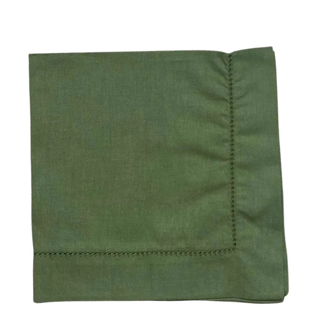 Guardanapo de Algodão Verde Escuro 50cm 4pçs