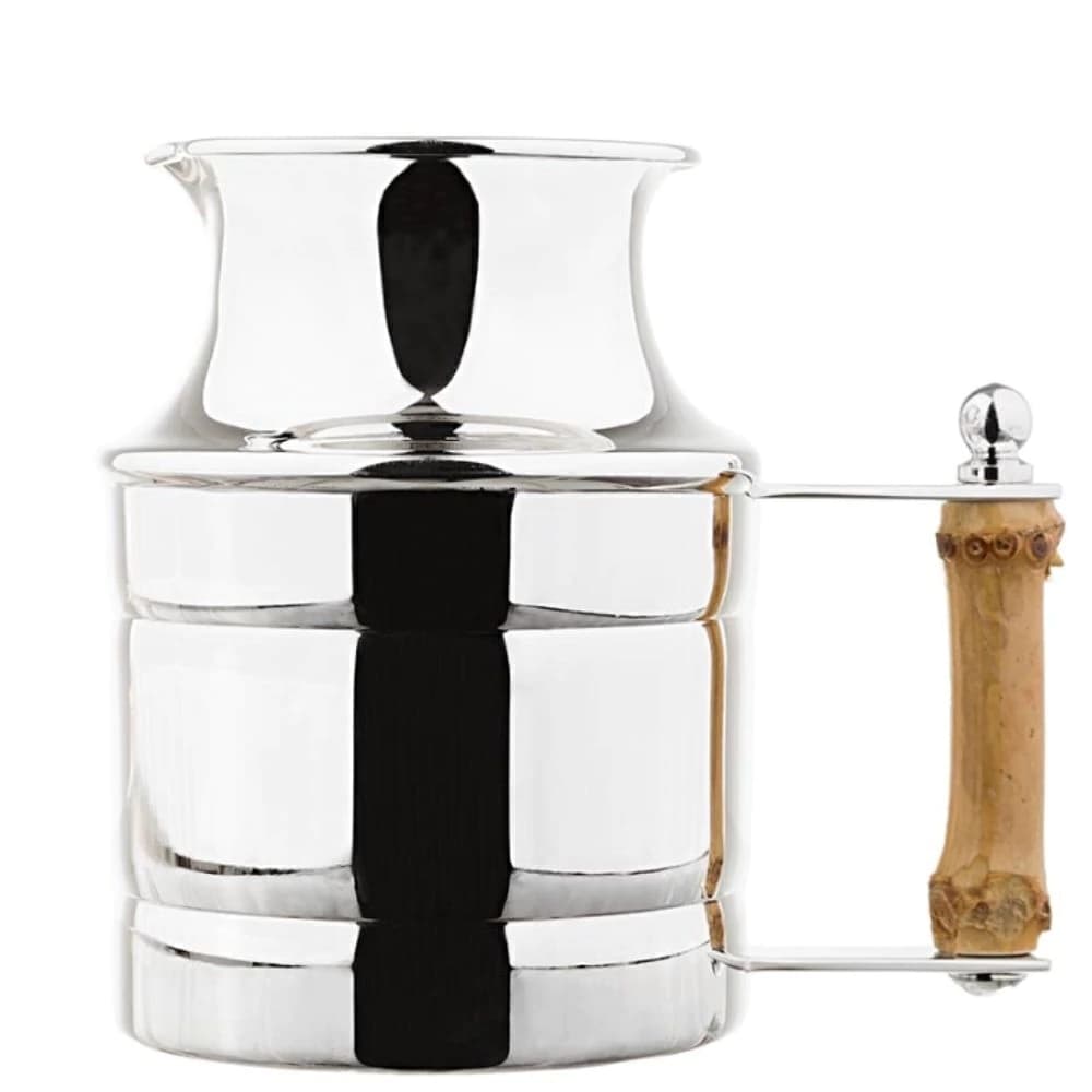 Leiteira de Prata e Bambu Shefield Plate 250ml