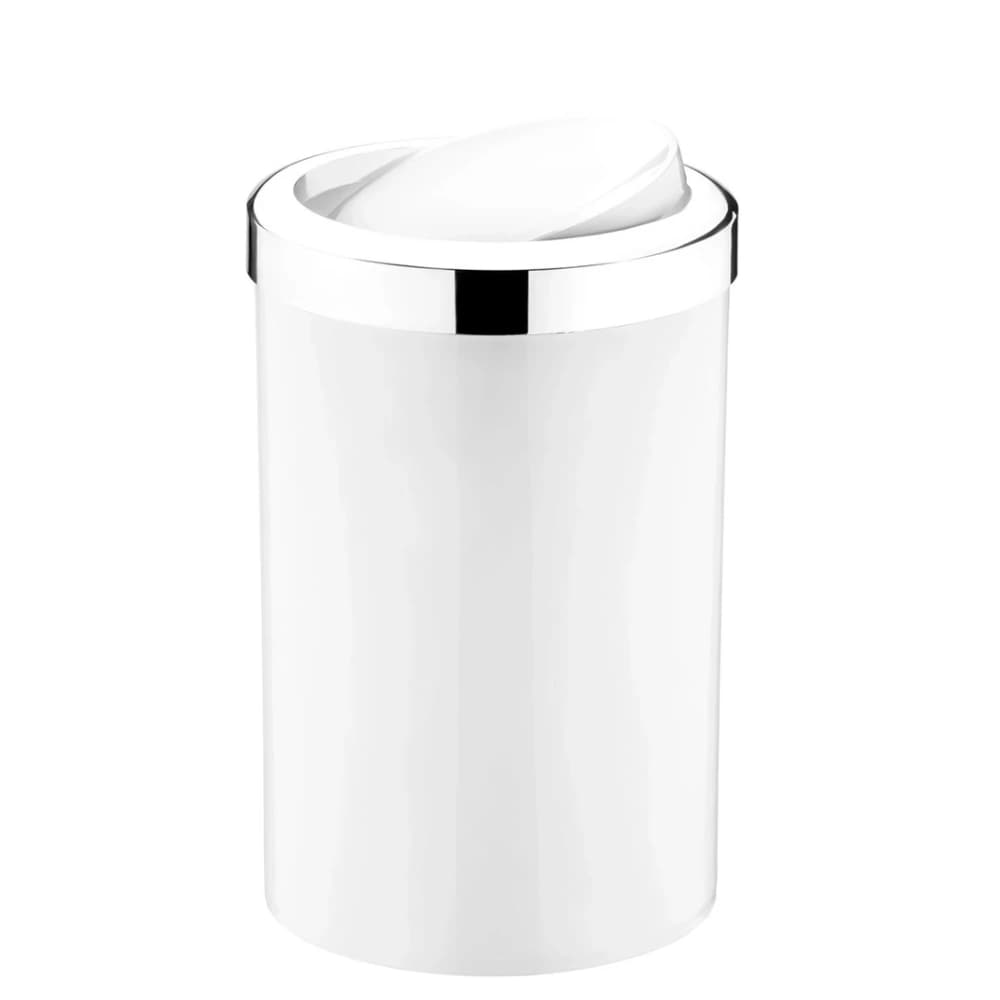 Lixeira com Tampa Basculante Branca 5l