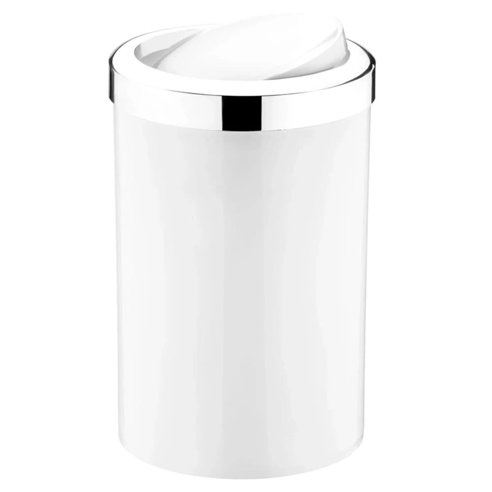 Lixeira com Tampa Basculante Branca 8l