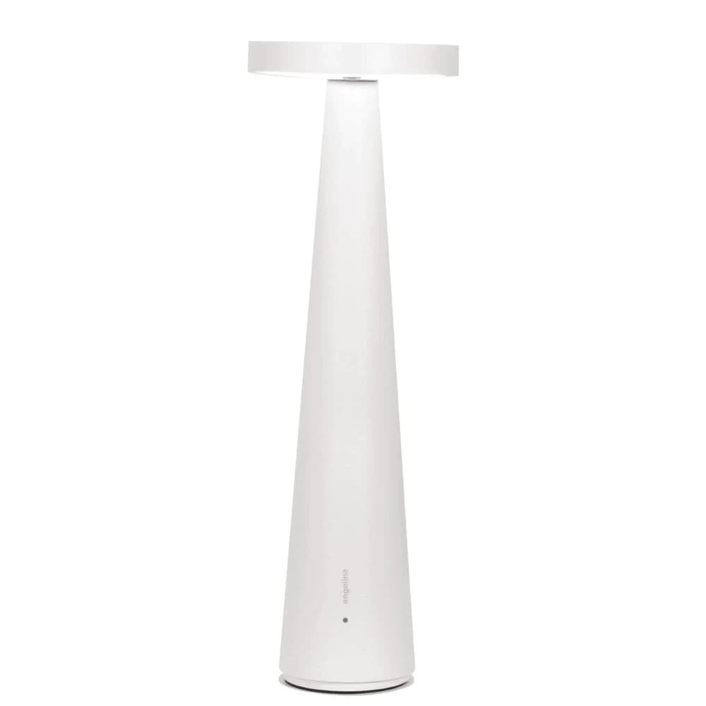 Luminária de Mesa Zafferano Angelina Branca 26cm