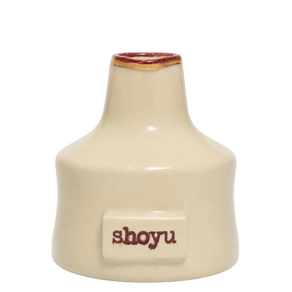 Molheira de Cerâmica para Shoyu Branca e Vermelha