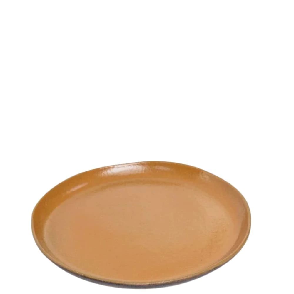 Prato para Sobremesa de Cerâmica Terracota 20cm